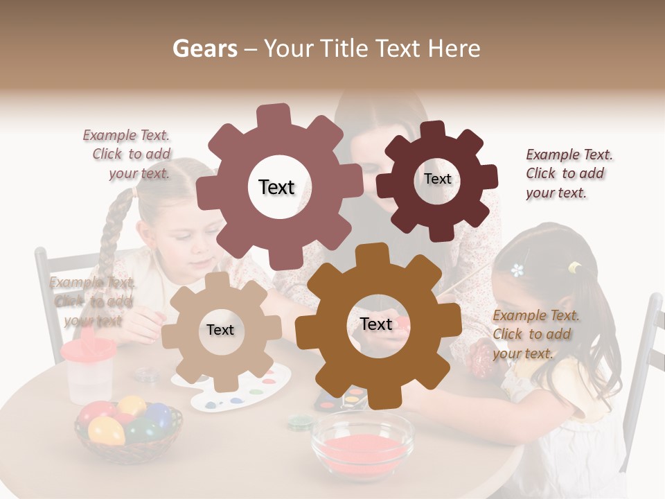 Student Outdoor Female PowerPoint Template