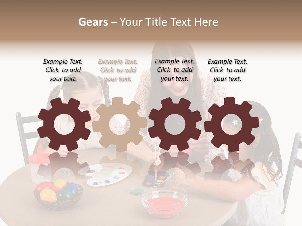 Student Outdoor Female PowerPoint Template