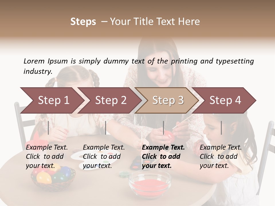 Student Outdoor Female PowerPoint Template