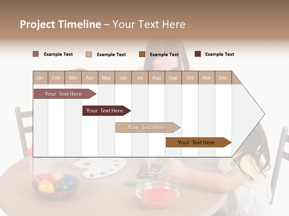 Student Outdoor Female PowerPoint Template