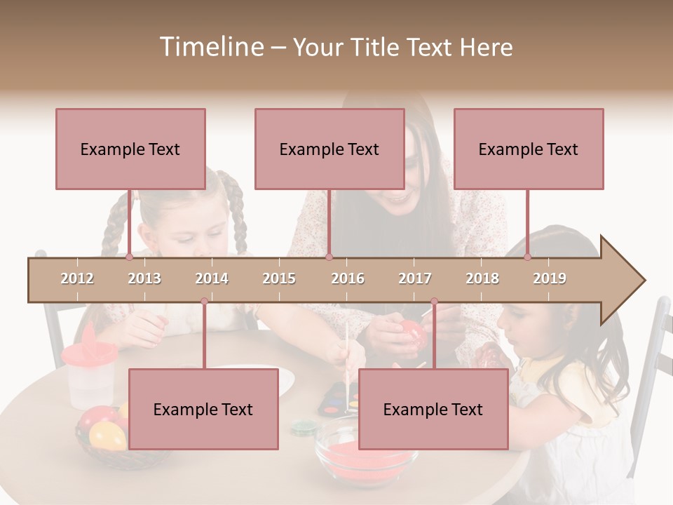 Student Outdoor Female PowerPoint Template
