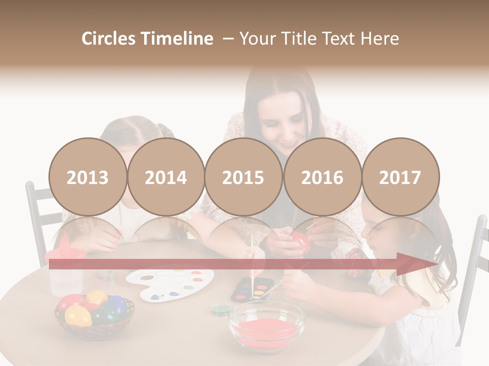 Student Outdoor Female PowerPoint Template