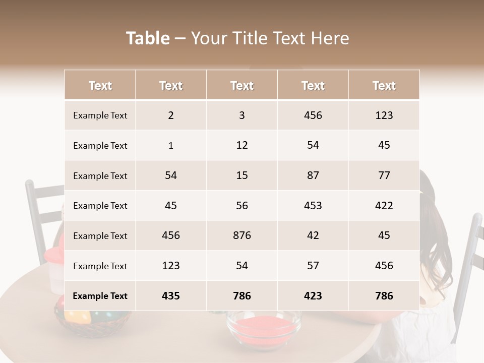 Student Outdoor Female PowerPoint Template