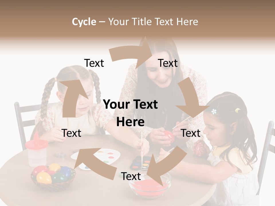 Student Outdoor Female PowerPoint Template