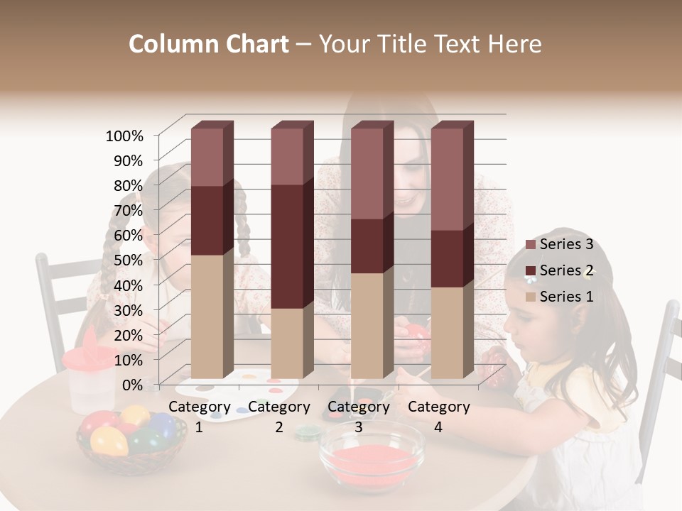 Student Outdoor Female PowerPoint Template