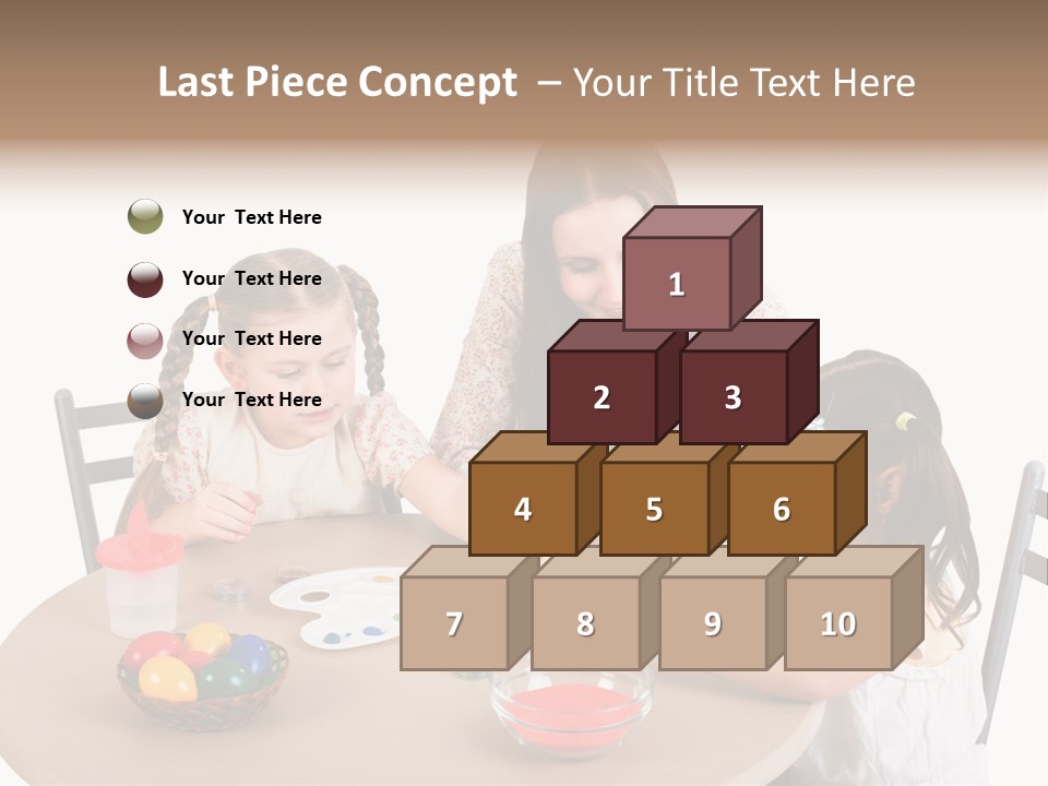 Student Outdoor Female PowerPoint Template