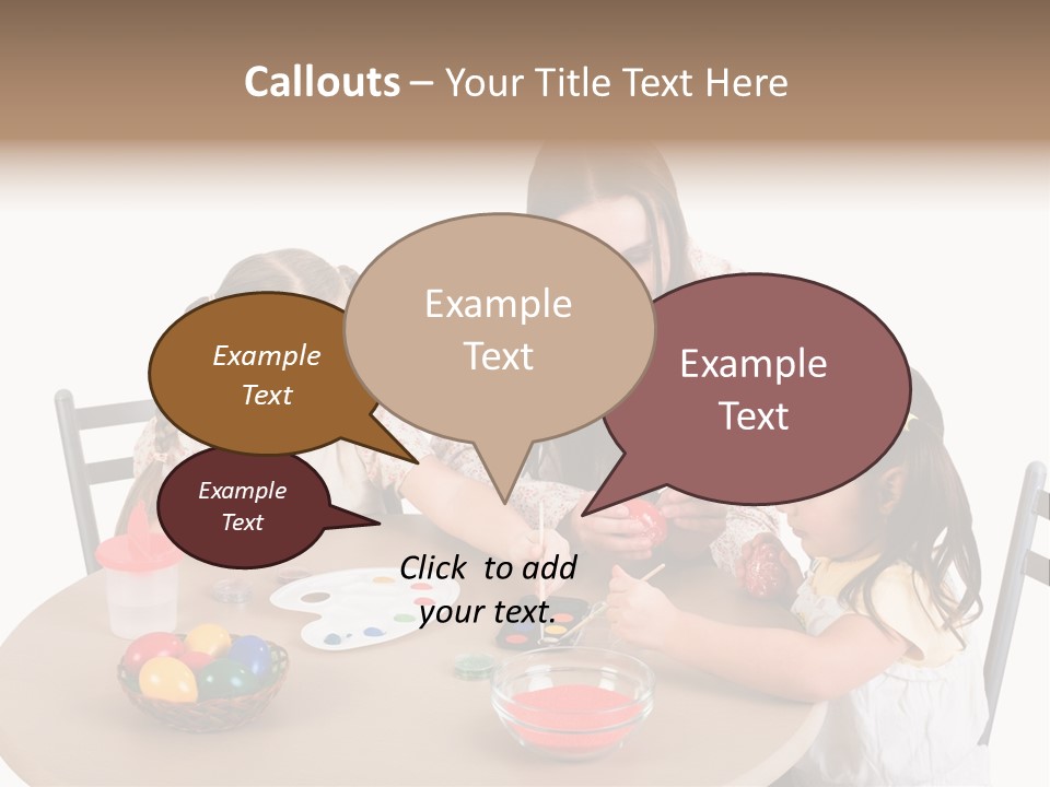 Student Outdoor Female PowerPoint Template
