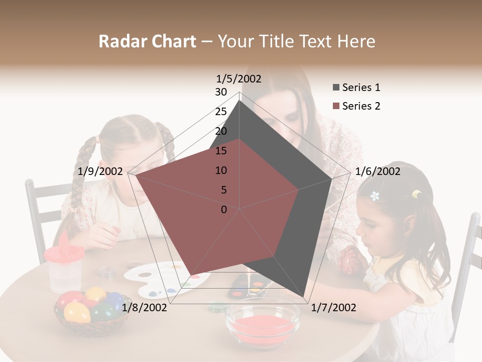 Student Outdoor Female PowerPoint Template