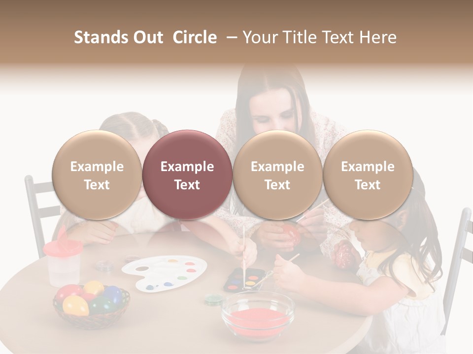 Student Outdoor Female PowerPoint Template