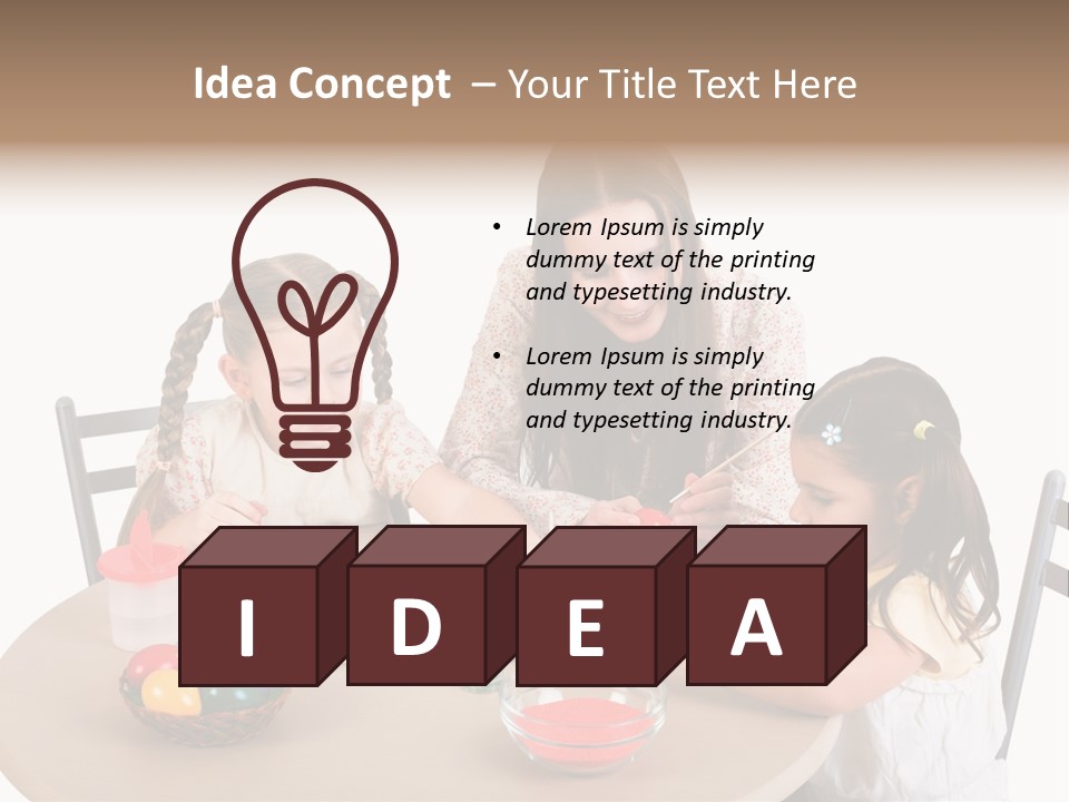 Student Outdoor Female PowerPoint Template