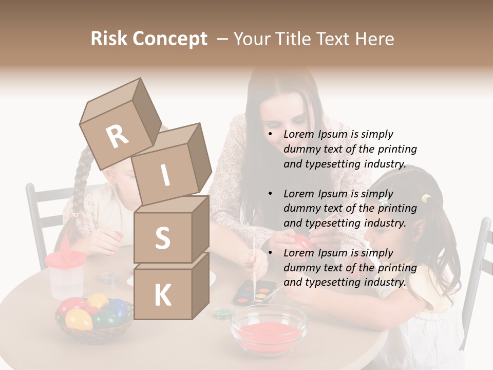 Student Outdoor Female PowerPoint Template