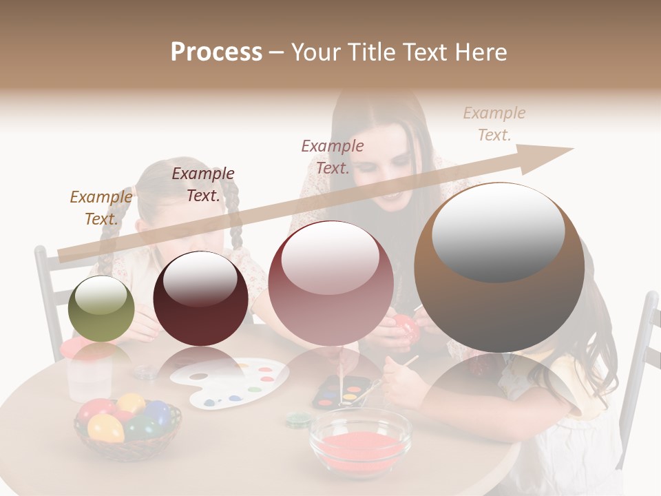 Student Outdoor Female PowerPoint Template