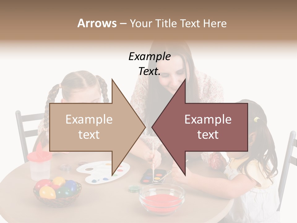 Student Outdoor Female PowerPoint Template