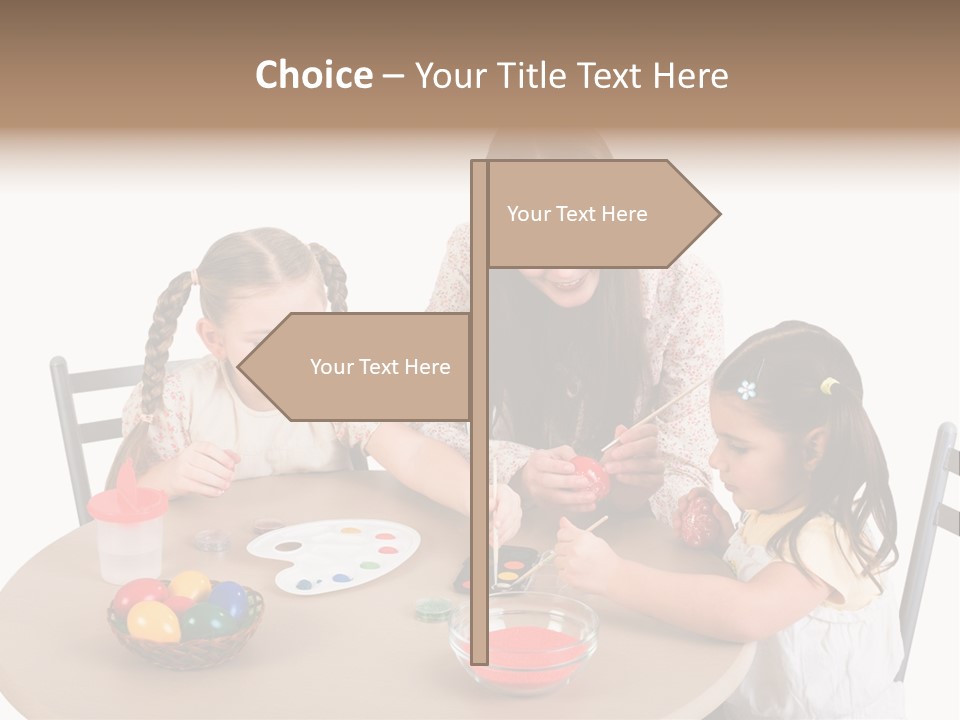 Student Outdoor Female PowerPoint Template