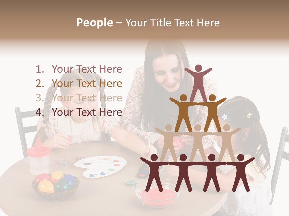 Student Outdoor Female PowerPoint Template