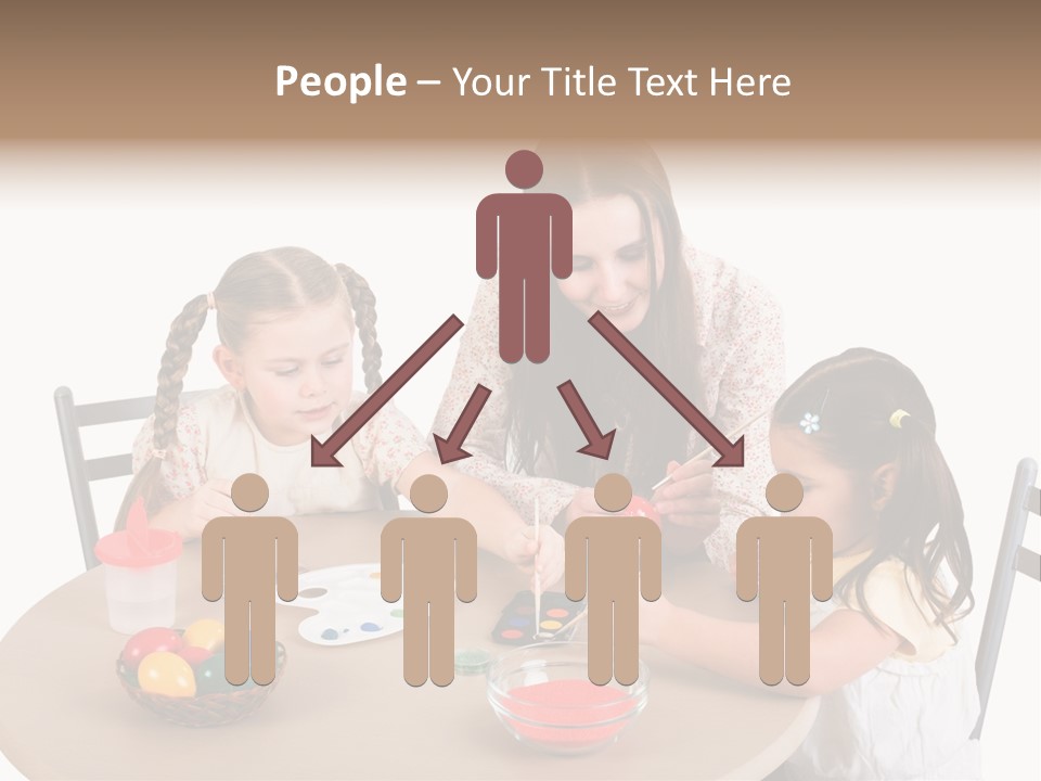 Student Outdoor Female PowerPoint Template