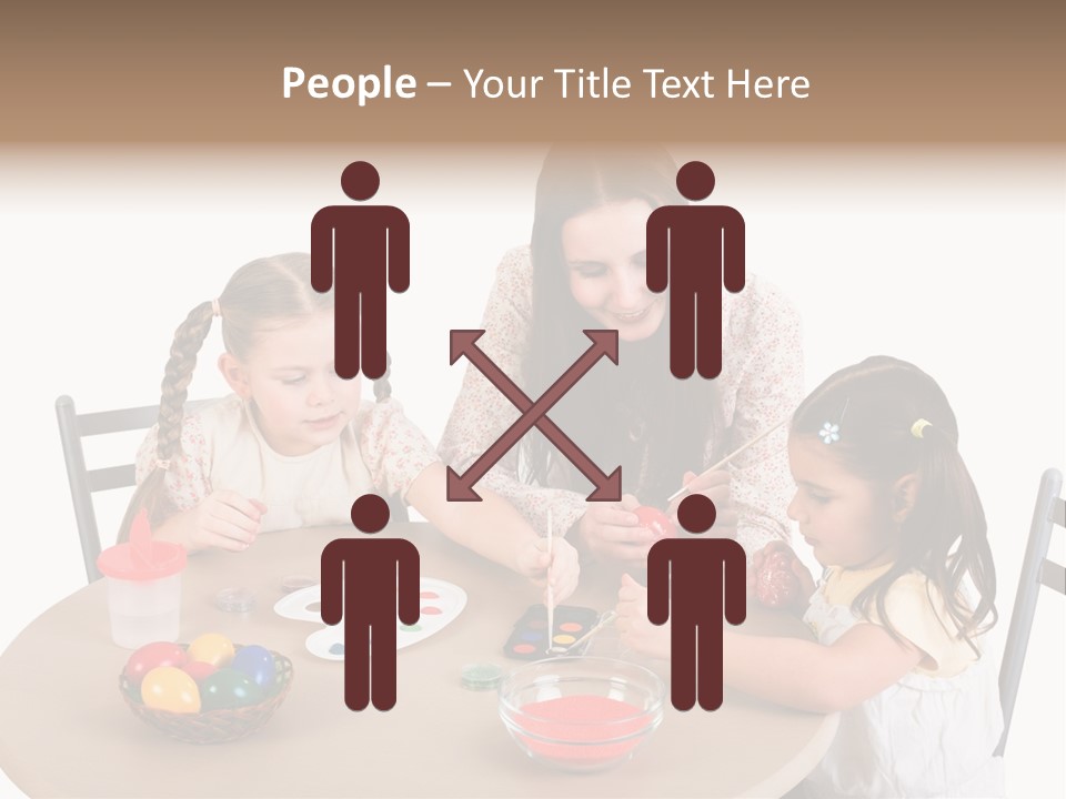 Student Outdoor Female PowerPoint Template