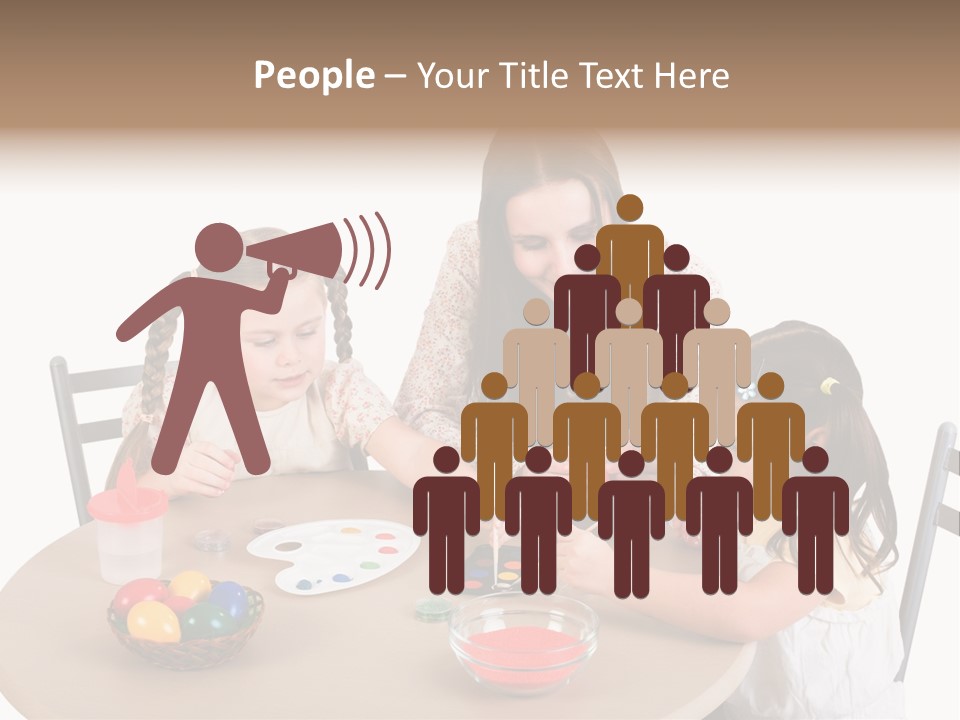 Student Outdoor Female PowerPoint Template