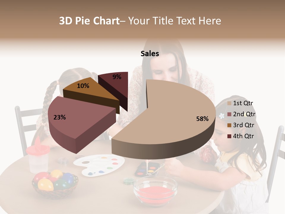 Student Outdoor Female PowerPoint Template