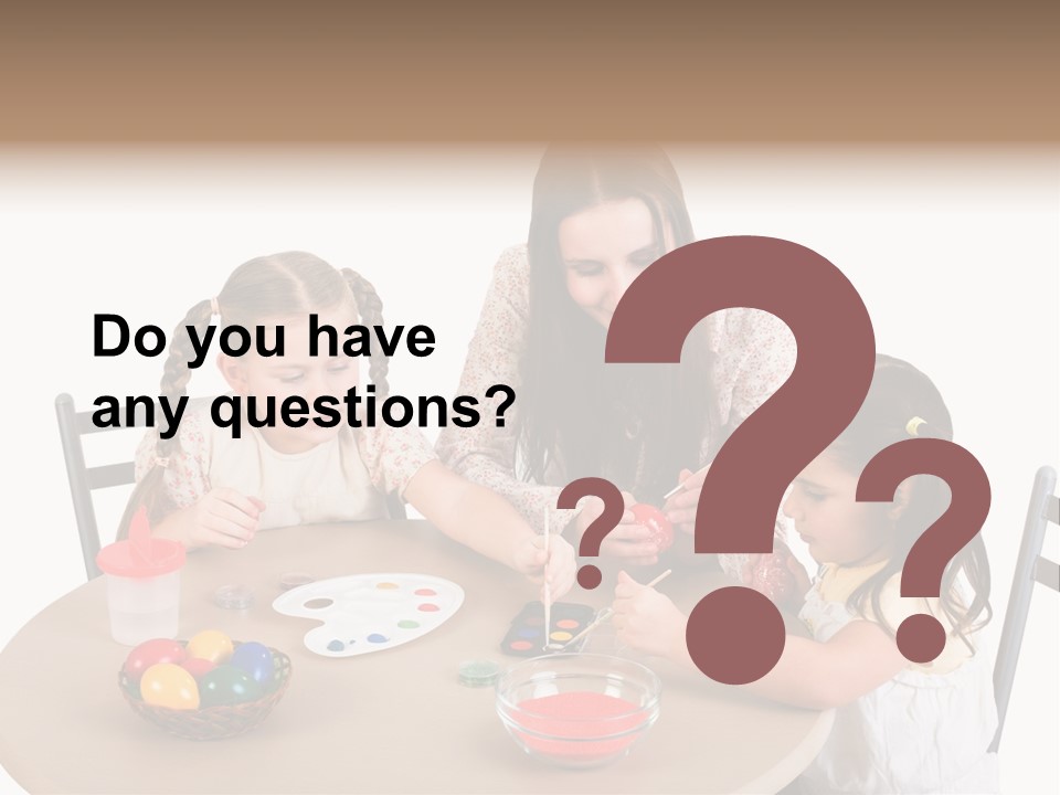 Student Outdoor Female PowerPoint Template