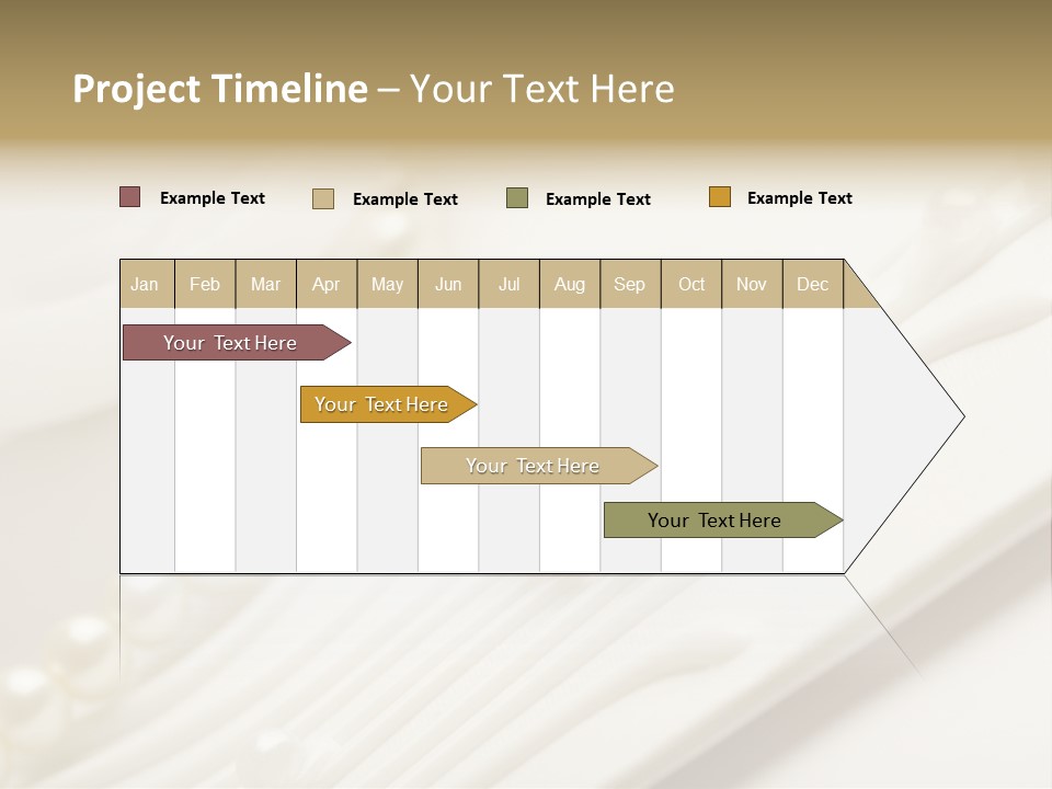 Wedding Golden Invitation PowerPoint Template