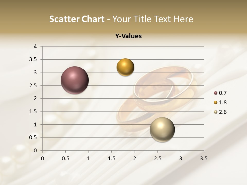 Wedding Golden Invitation PowerPoint Template