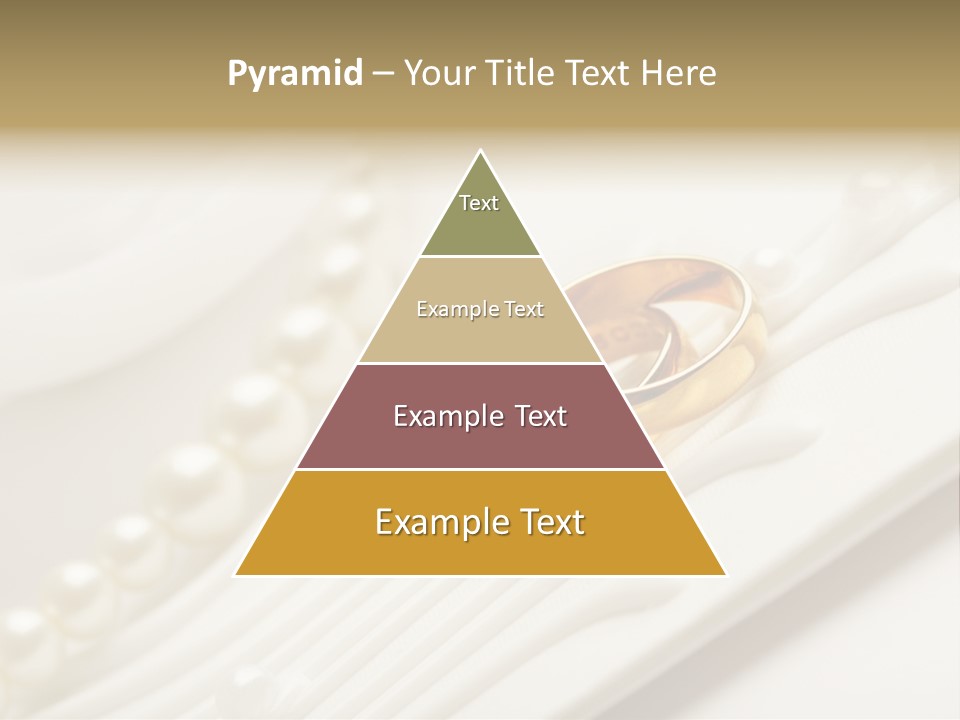 Wedding Golden Invitation PowerPoint Template