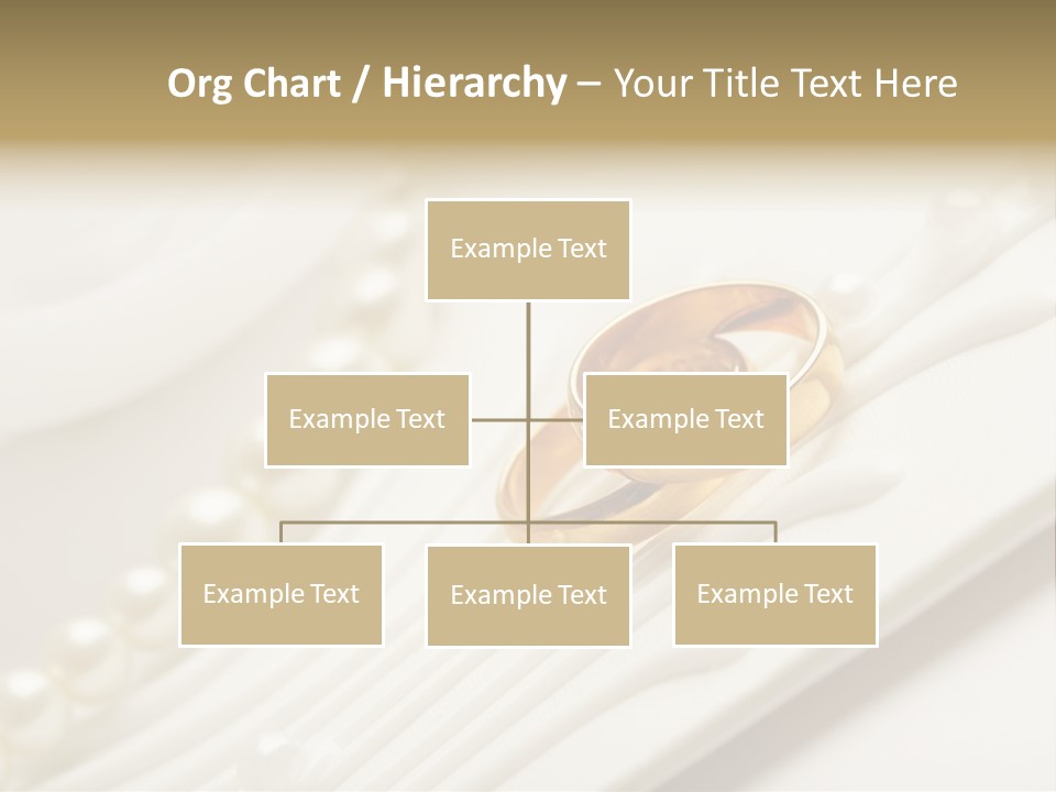 Wedding Golden Invitation PowerPoint Template