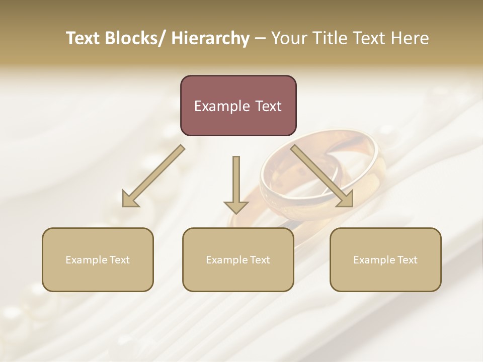 Wedding Golden Invitation PowerPoint Template