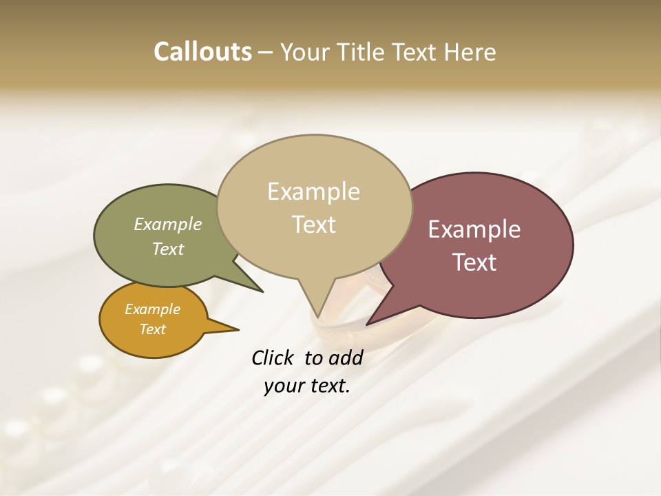 Wedding Golden Invitation PowerPoint Template