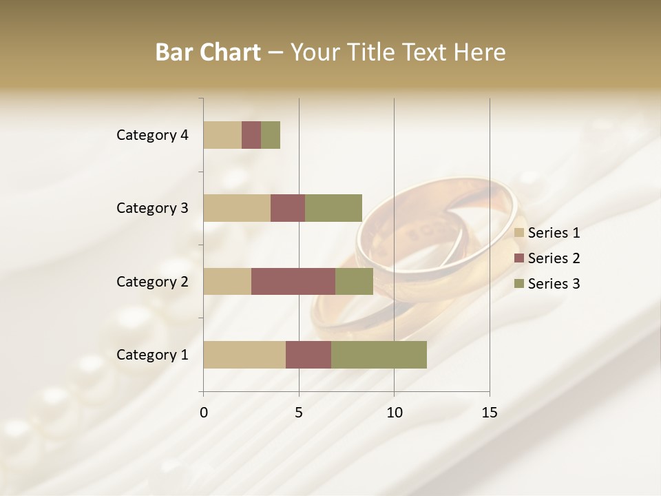 Wedding Golden Invitation PowerPoint Template