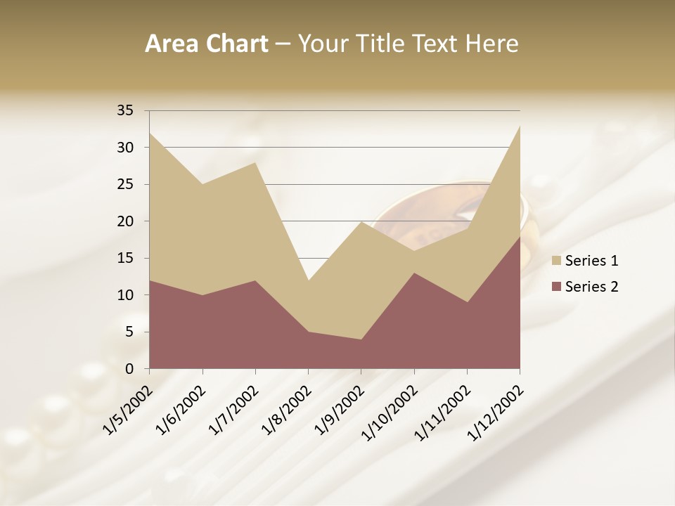 Wedding Golden Invitation PowerPoint Template