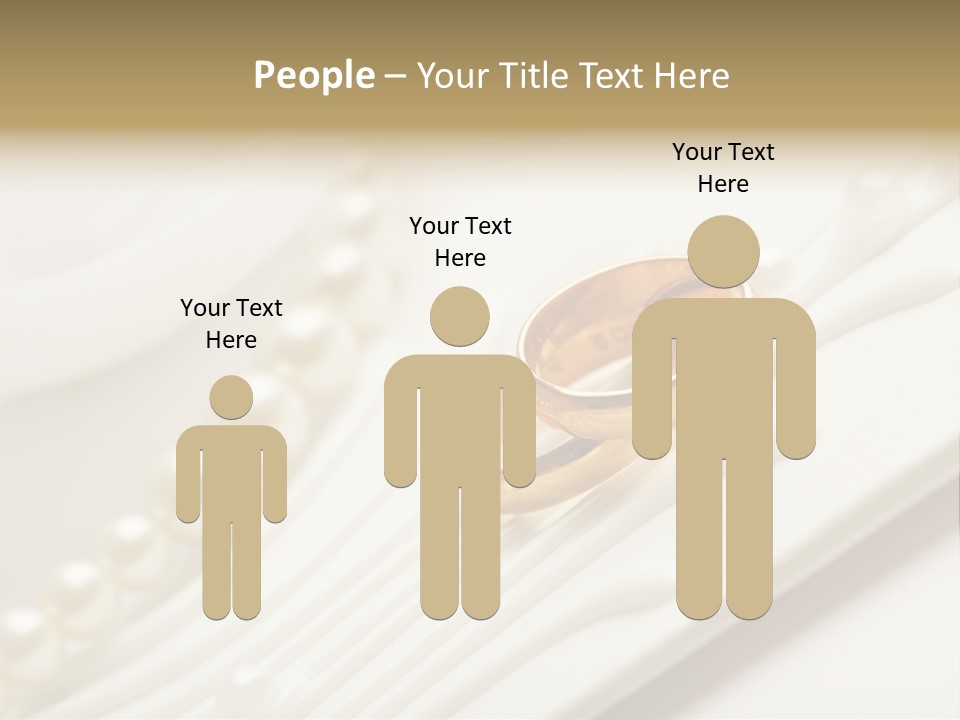 Wedding Golden Invitation PowerPoint Template