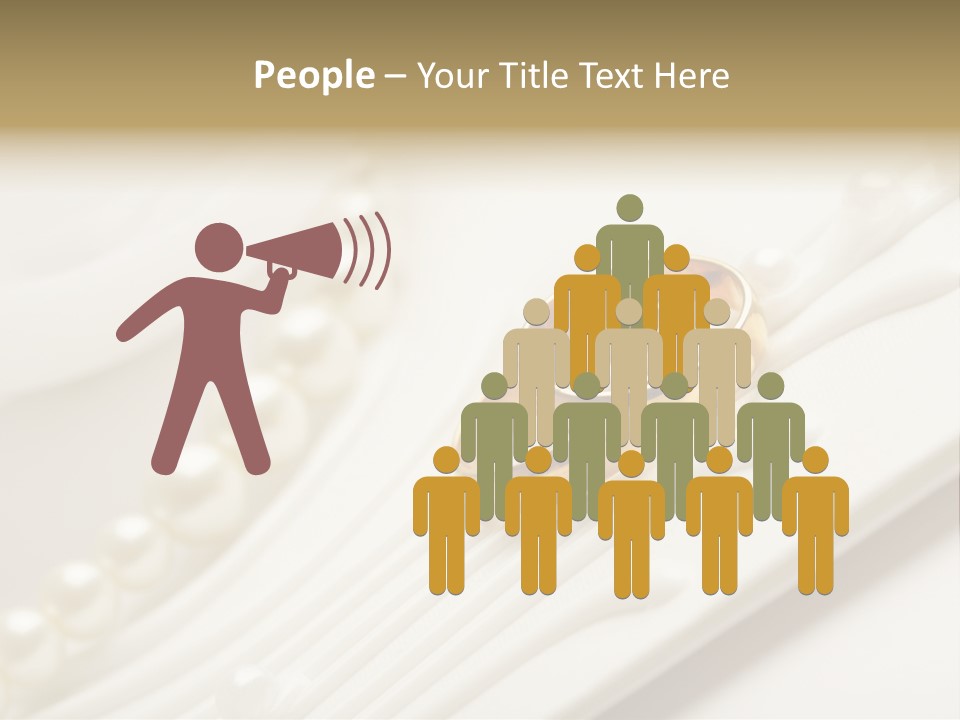 Wedding Golden Invitation PowerPoint Template