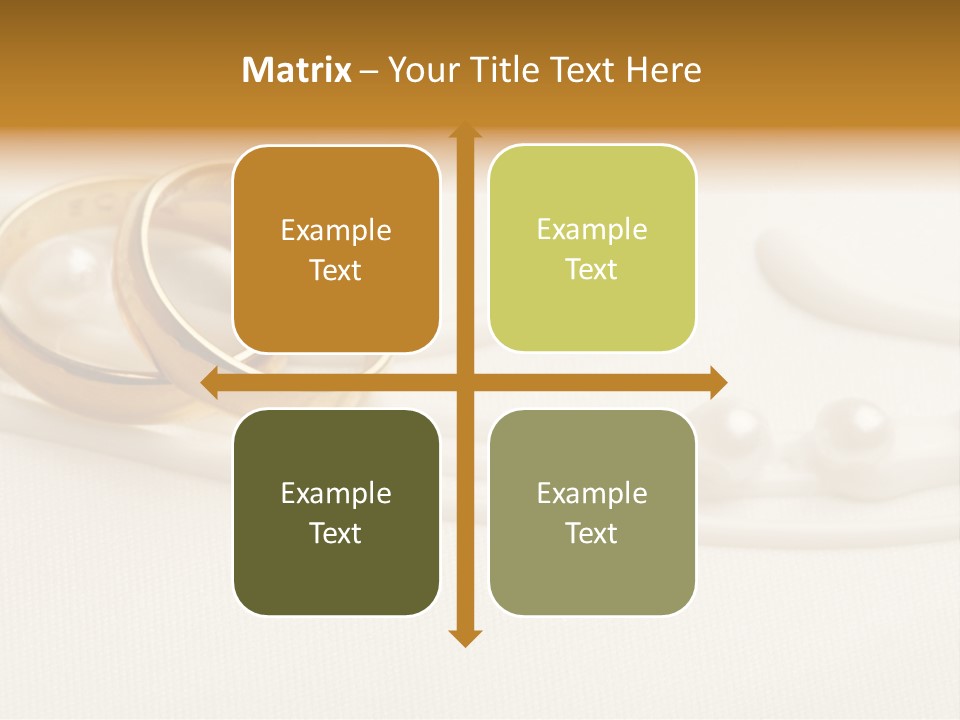 Golden Engagement Gold PowerPoint Template