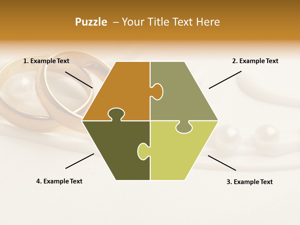 Golden Engagement Gold PowerPoint Template