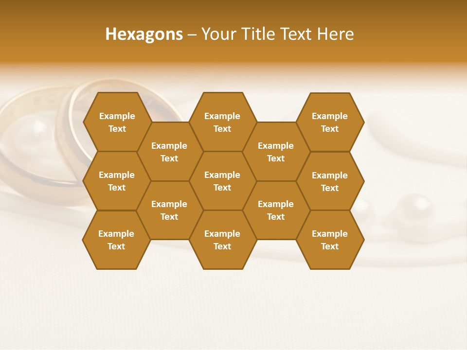 Golden Engagement Gold PowerPoint Template