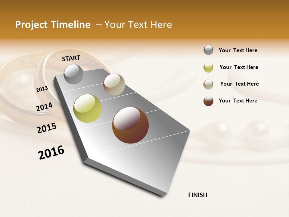 Golden Engagement Gold PowerPoint Template