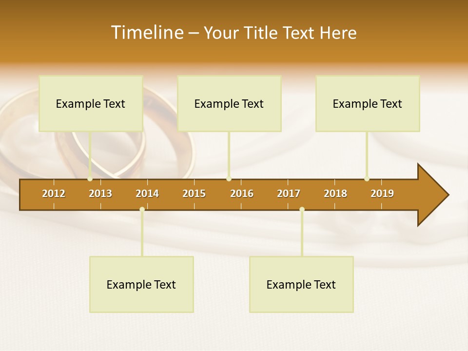 Golden Engagement Gold PowerPoint Template