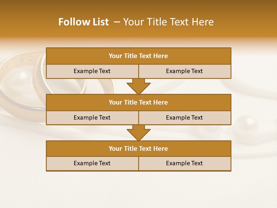 Golden Engagement Gold PowerPoint Template