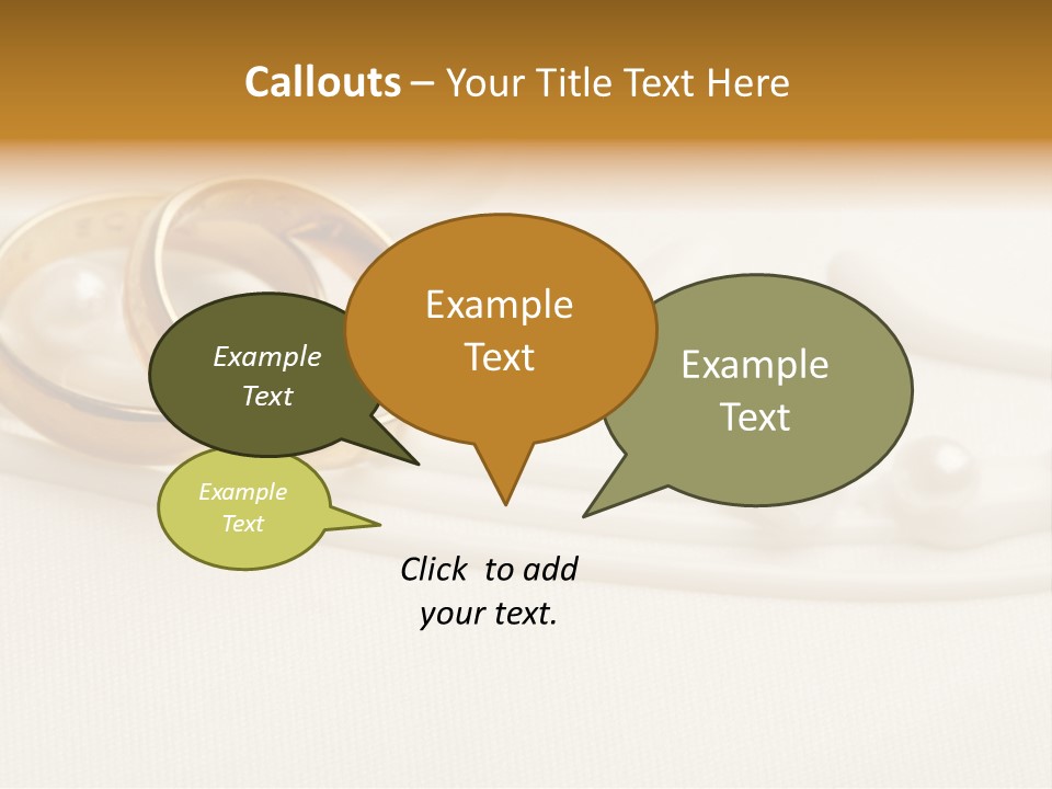 Golden Engagement Gold PowerPoint Template