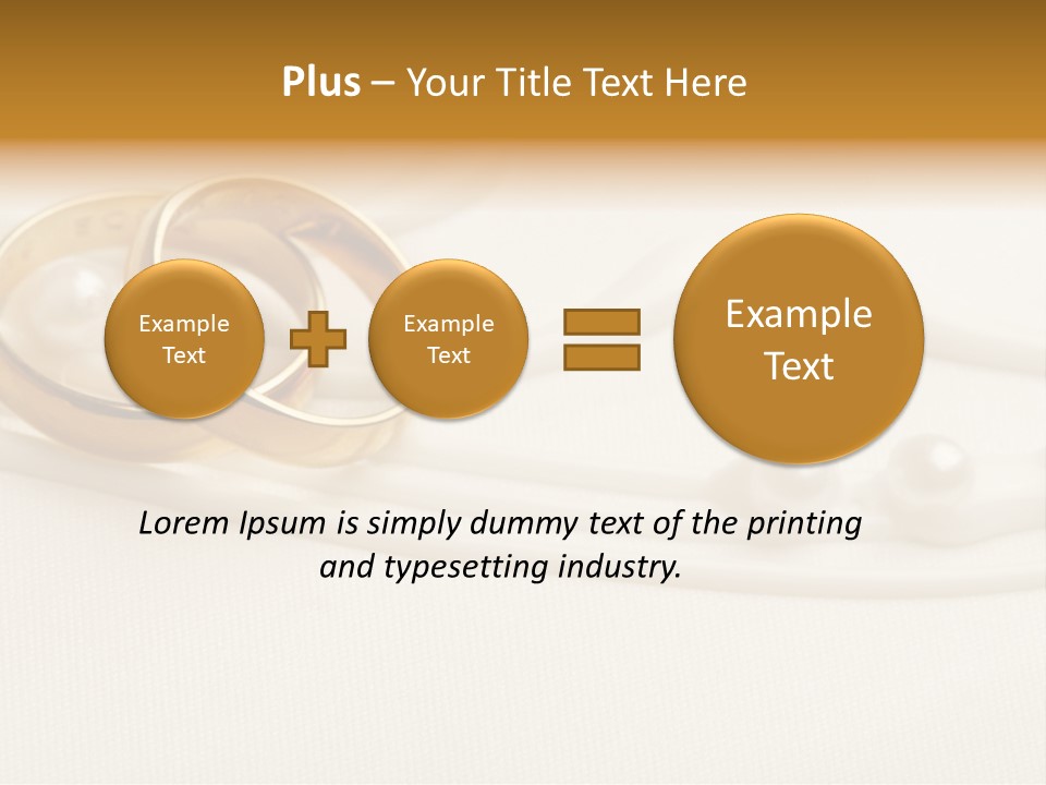 Golden Engagement Gold PowerPoint Template