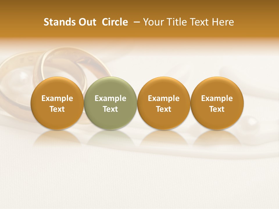 Golden Engagement Gold PowerPoint Template