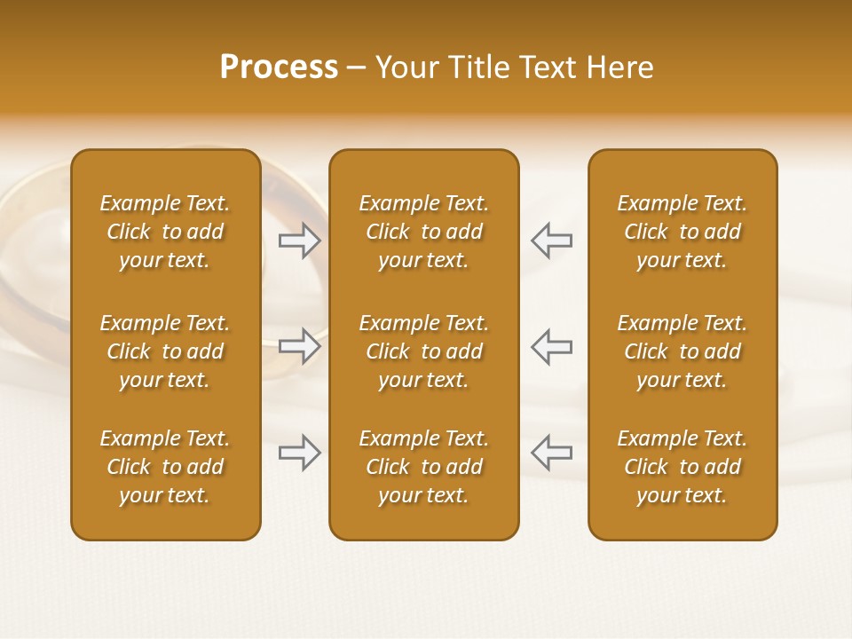 Golden Engagement Gold PowerPoint Template