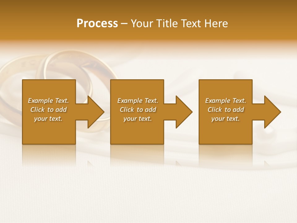 Golden Engagement Gold PowerPoint Template