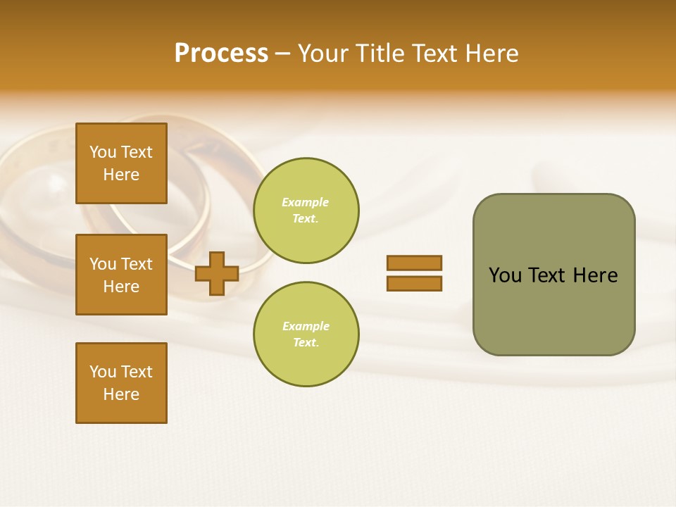 Golden Engagement Gold PowerPoint Template