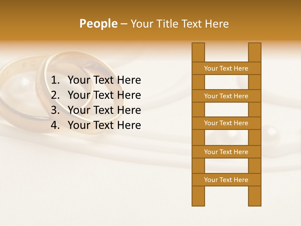 Golden Engagement Gold PowerPoint Template