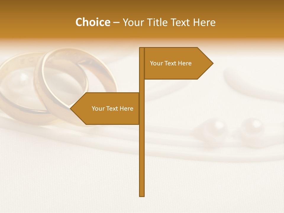 Golden Engagement Gold PowerPoint Template