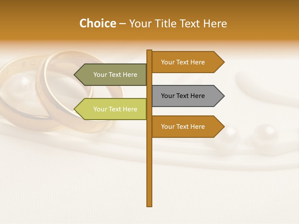 Golden Engagement Gold PowerPoint Template