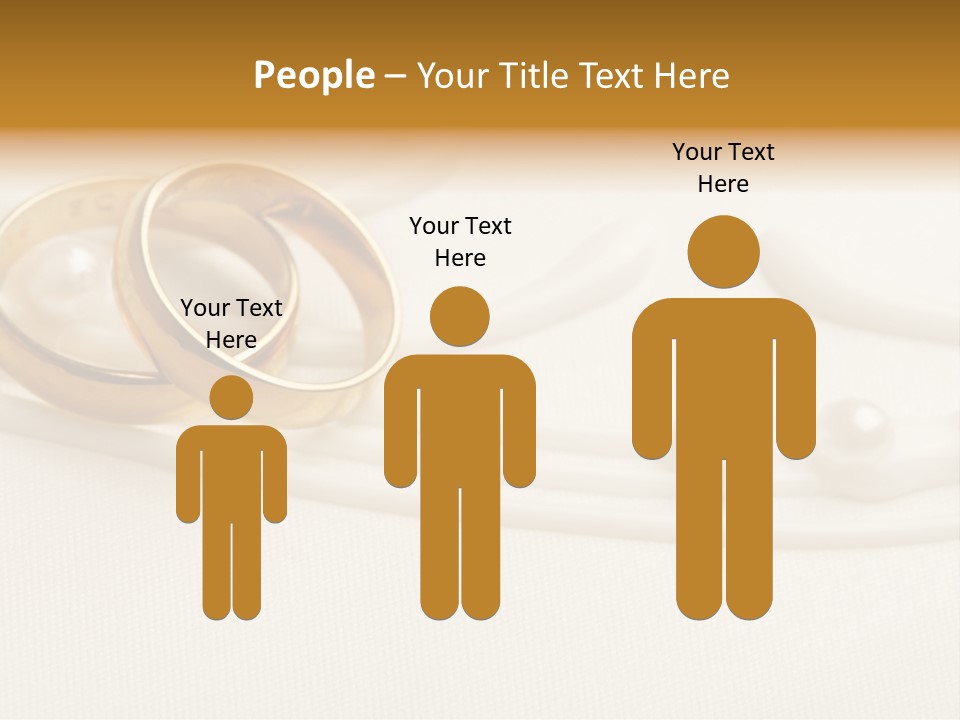 Golden Engagement Gold PowerPoint Template